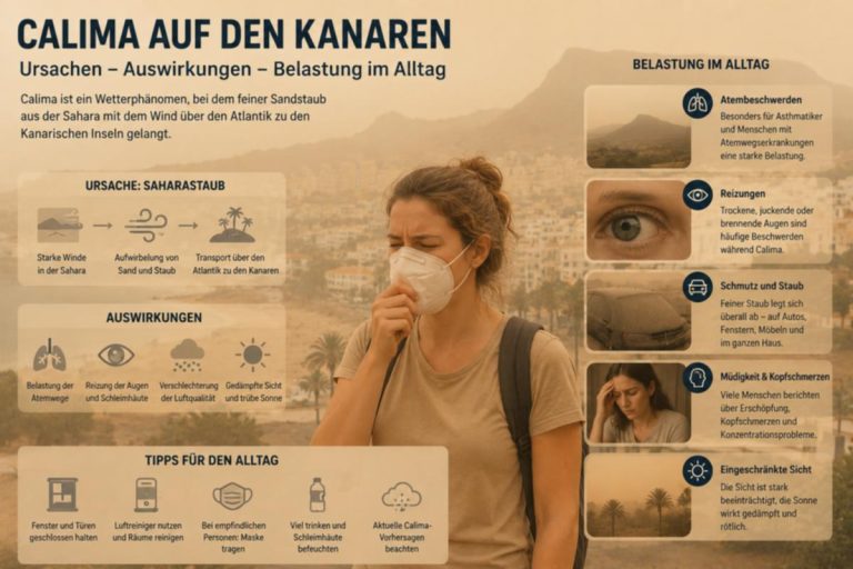 Calima und Wohlbefinden: Was im Alltag in den Kanaren belastet