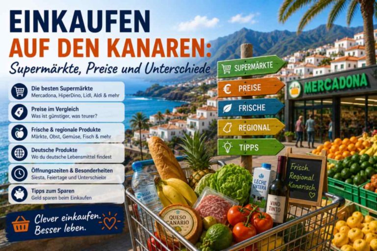 Einkaufen auf den Kanaren: Supermärkte, Preise und Unterschiede
