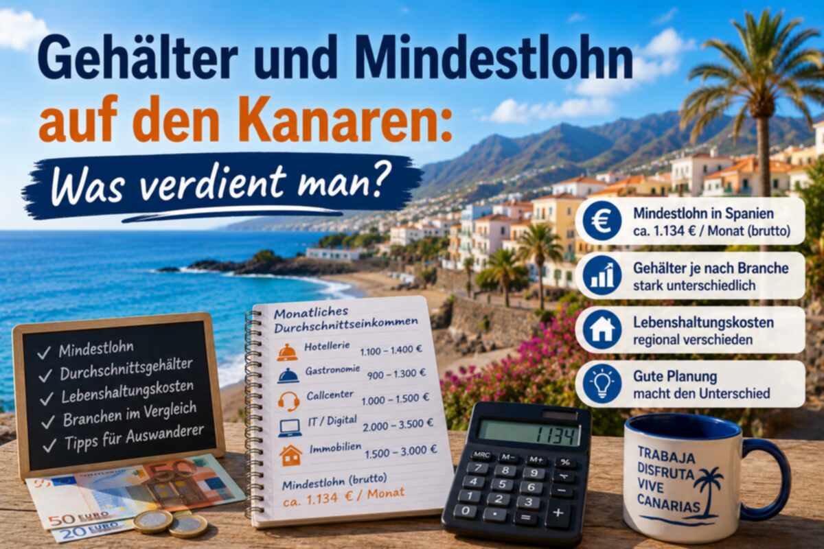 Gehälter und Mindestlohn auf den Kanaren: Was verdient man? – Kanaren