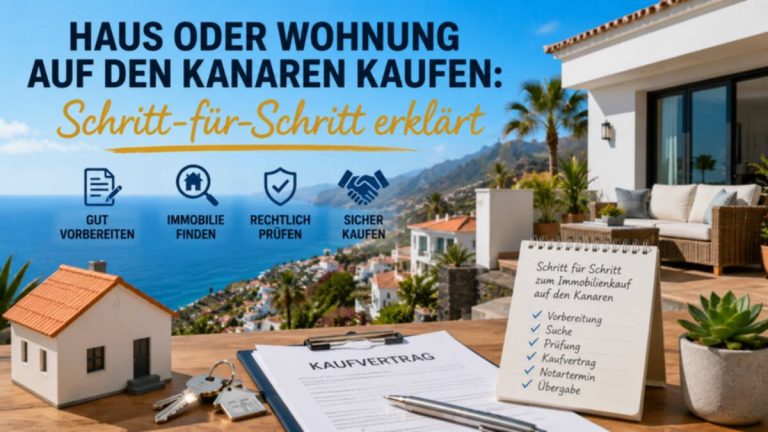 Haus oder Wohnung auf den Kanaren kaufen: Schritt-für-Schritt erklärt