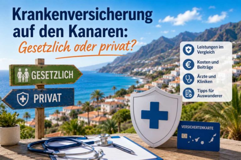 Krankenversicherung auf den Kanaren: Gesetzlich oder privat?