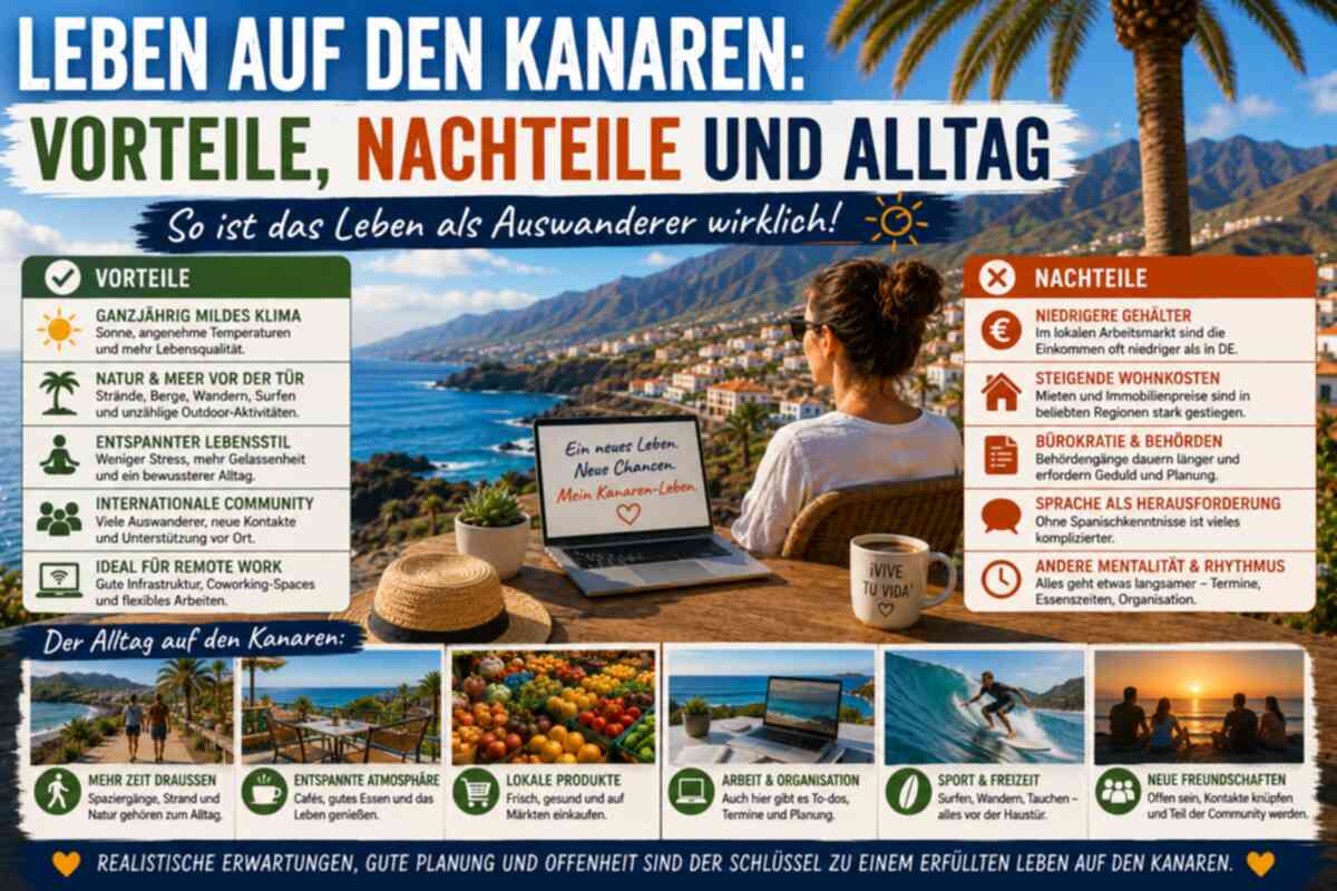 Leben auf den Kanaren: Vorteile, Nachteile und Alltag als Auswanderer – Kanaren