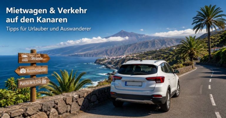 Mietwagen und Verkehr auf den Kanaren: Tipps für Urlauber und Auswanderer