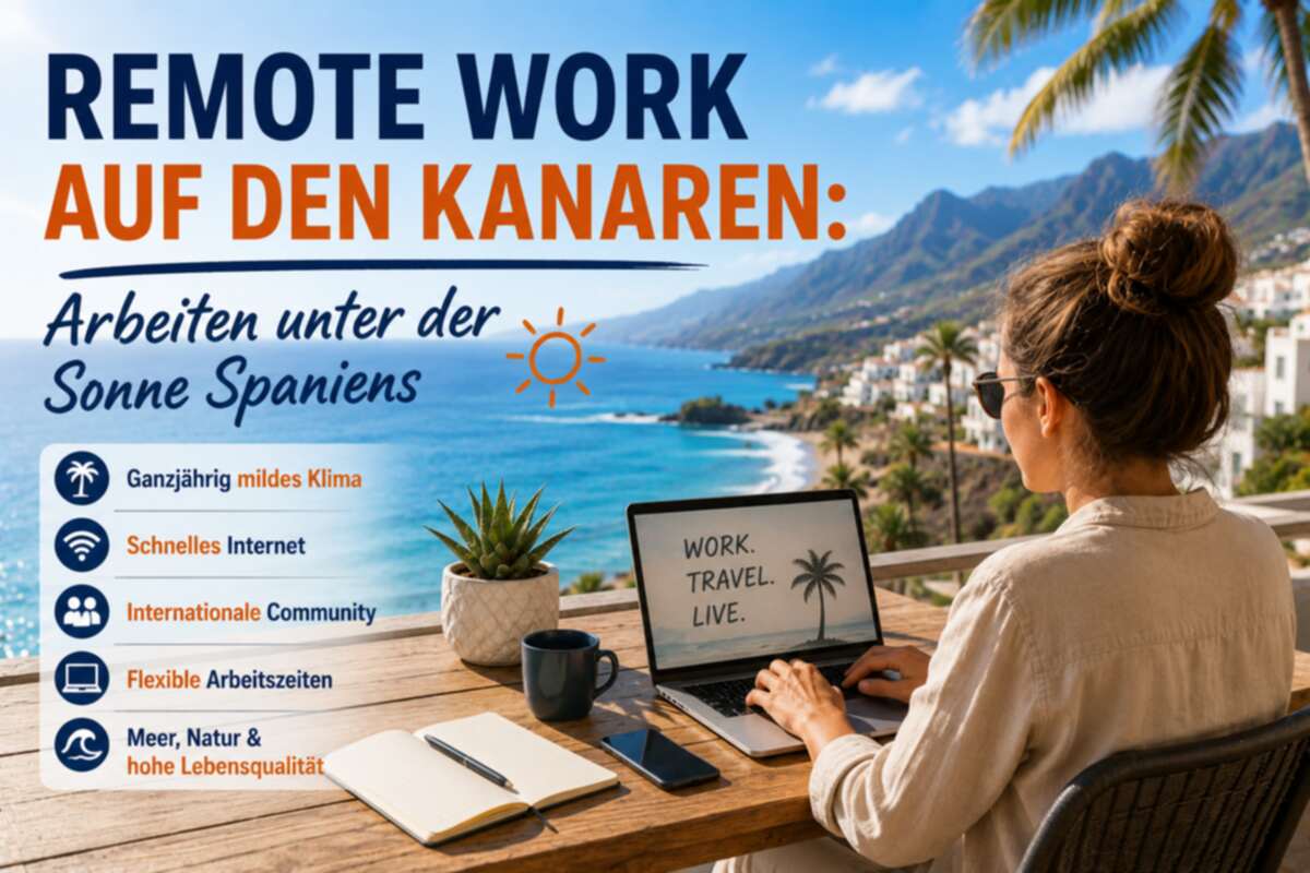 Remote Work auf den Kanaren: Arbeiten unter der Sonne Spaniens – Kanaren
