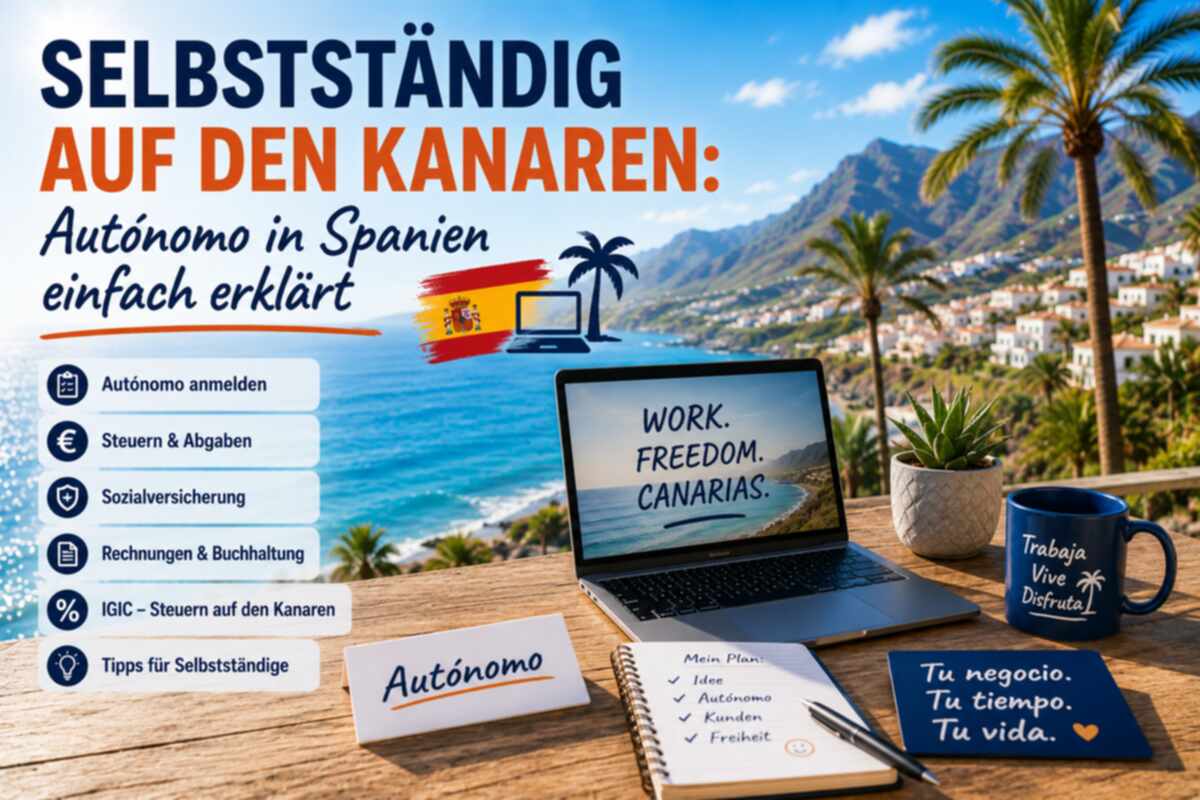 Selbstständig auf den Kanaren: Autónomo in Spanien einfach erklärt – Kanaren