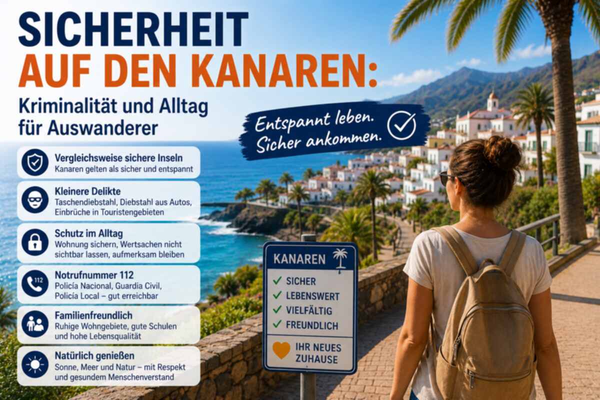 Sicherheit auf den Kanaren: Kriminalität und Alltag für Auswanderer – Kanaren
