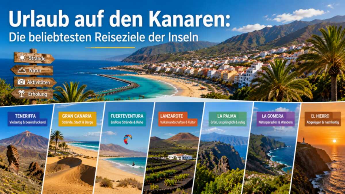 Urlaub auf den Kanaren: Die beliebtesten Reiseziele der Inseln – Kanaren