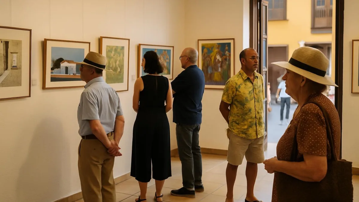 Internationale Kunstausstellung „Por 60 y 2 Ojos!“ in Puerto de la Cruz – Kanaren