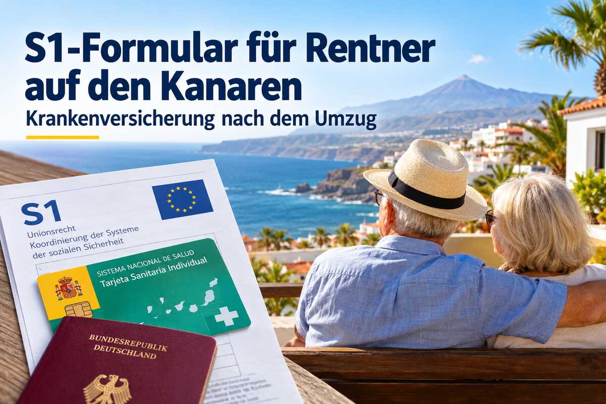 S1 Formular für Rentner auf den Kanaren – Kanaren