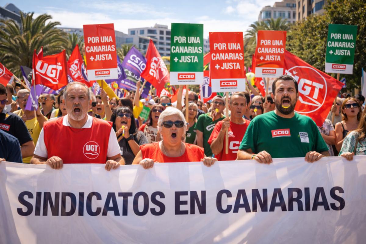 Hungerstreik bei Radio Canaria wegen Blockade des Tarifvertrags – Arbeit (Gewerkschafts Streik)