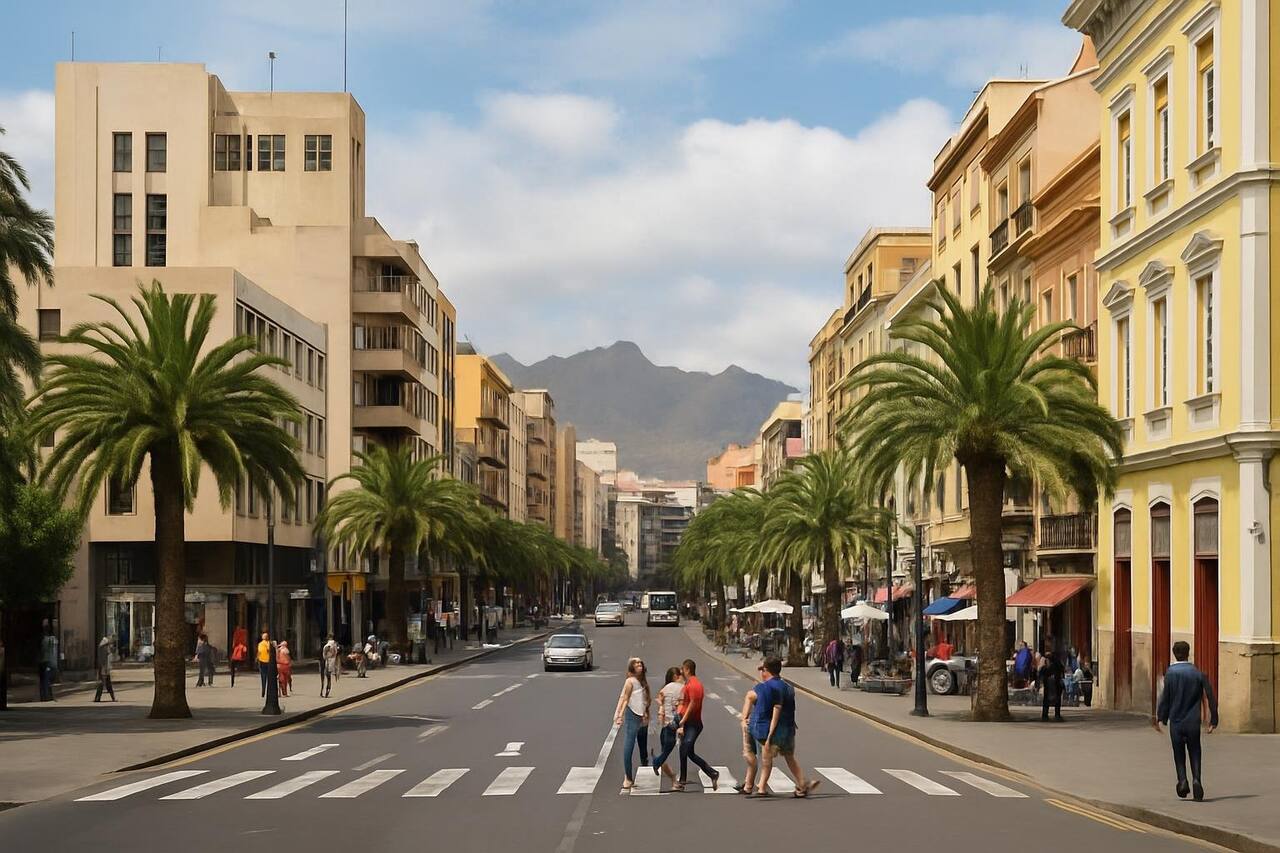Bußgelddrohung für Santa Cruz wegen Franco-Denkmal: Sechs Monate Frist zur Entfernung auf Teneriffa (Innenstadt Santa Cruz)
