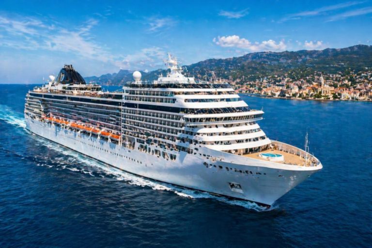 Erster Anlauf der Luxuskreuzer im Hafen von Santa Cruz de La Palma