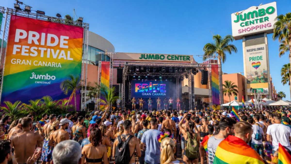 Maspalomas Pride: Über 600 Teilnehmer bei Schaumfest auf Gran Canaria (Pride Jumbo)