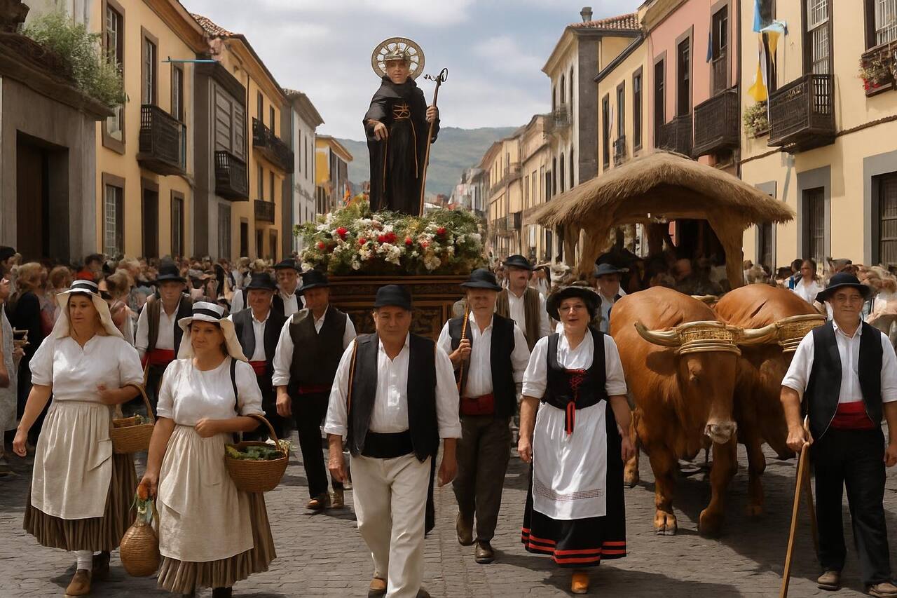 Über 20.000 Besucher bei der San Benito Abad Romería in La Laguna – Kultur (Romeria La Laguna)