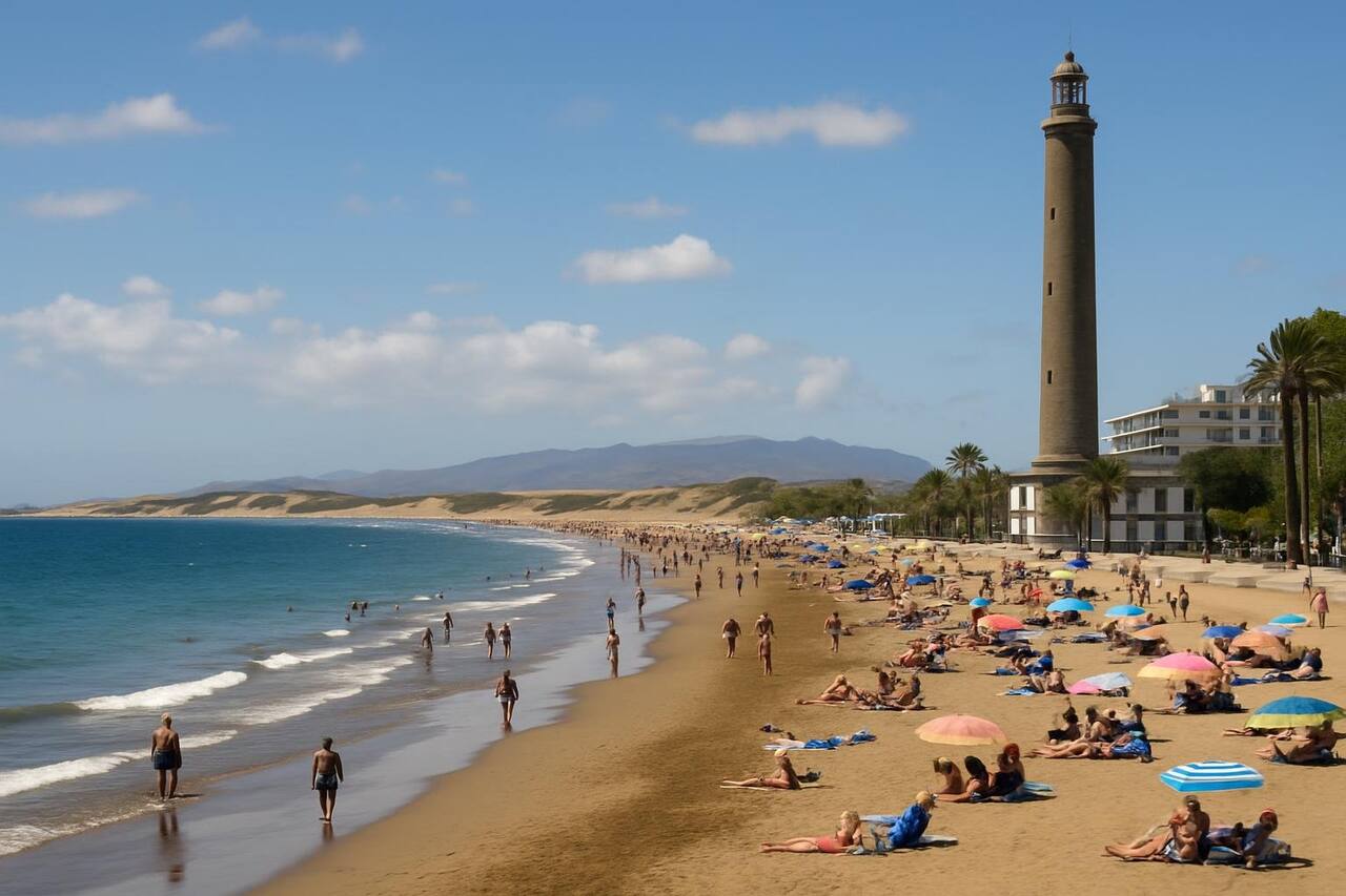 Kritischer Rettungseinsatz: Frau nach Herzstillstand am Strand von Maspalomas ins Krankenhaus geflogen auf Gran Canaria (S…