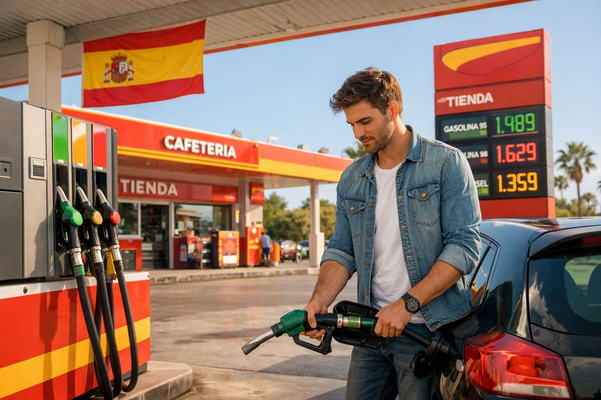 Die günstigsten Tankstellen für Autofahrer am Montag – Verkehr (Tankstelle Junger Mann)