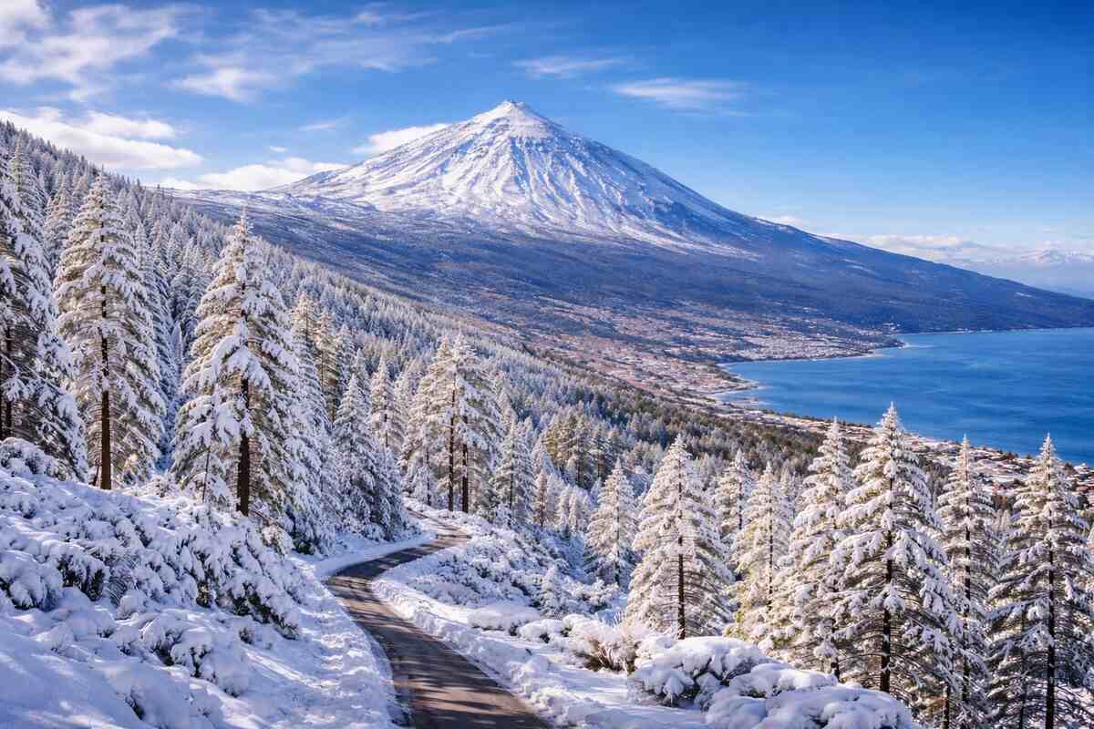Teide Schnee
