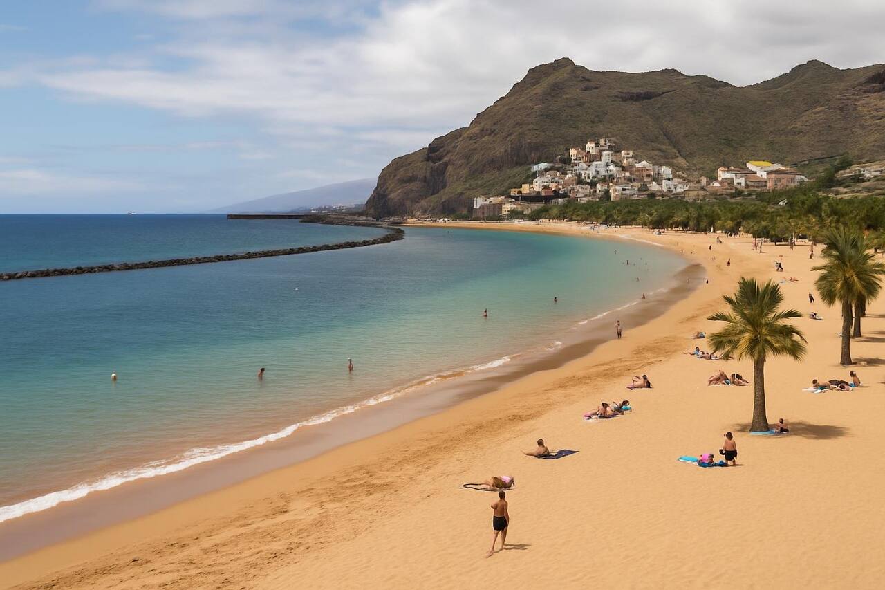Festnahme nach mehreren Diebstählen am Strand von Las Teresitas auf Teneriffa auf Teneriffa (Teresitas)