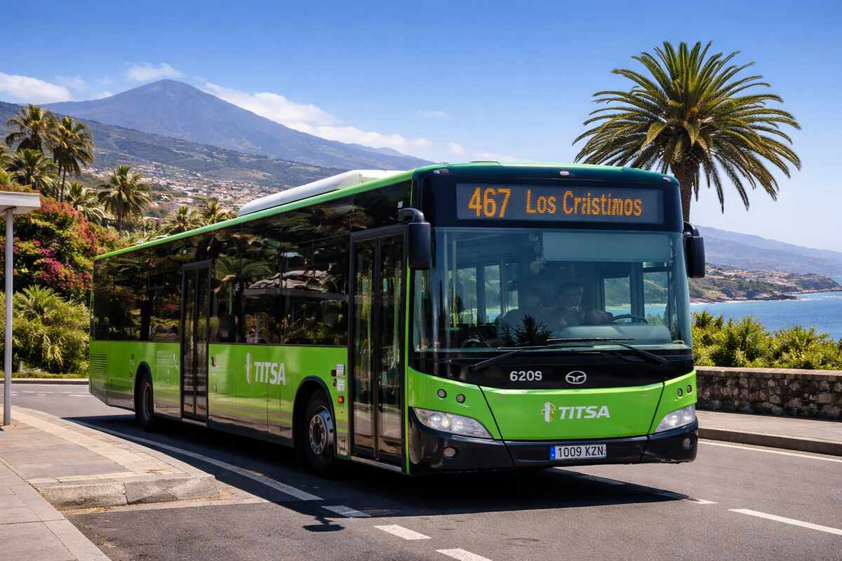Santa Cruz plant ein verbessertes Busangebot für Anaga – Verkehr (Titsa)