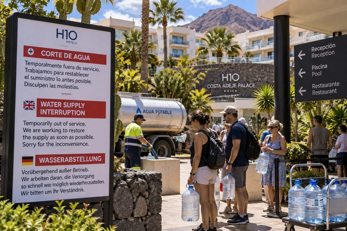 Wasserausfälle in Costa Calma: Muévete Pájara verlangt Aufklärung und Maßnahmen – Divers / Vermischtes (Wasserstop)
